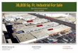 38,000 Sq. Ft. Industrial For Sale · PDF file 38,000 Sq. Ft. Industrial For Sale 5065, 5075 & 5101 Pacific Blvd Vernon, CA 90058 DREAM Commercial 3550 WILSHIRE BLVD. STE 310 LOS ANGELES,
