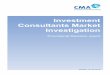 Investment Consultants Market Investigation · Conceptual framework ... purchase fiduciary management services and a requirement to run a competitive tender within five years if the