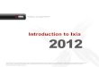Introduction to Ixia 2012 - Swiss Network Operators Group · Ixia Anue 3500 NGN Leadership Award 2012 . End-to-End Solution for IT Resiliency Virtualization Video 40/100G LTE MPLS