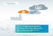 Whitepaper: The Digitalization Productivity Bonus672acd222386308... · Management Summary · Adoption of digitalization in manufacturing – "Industry 4.0" – is accelerating as