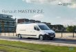 Renault MASTER Z.E....Dankzij de nieuwe motor van 57 kW en de batterij Z.E. 33 van de nieuwe generatie heeft het voertuig in reële gebruiksomstandigheden een rijbereik van 120 km(1)