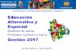 Educación Alternativa y Especial · Metodológicos de Educación Inclusiva del Ámbito de Educación Especial. Educación Especial Educación para Personas con Discapacidad, 2017