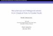 Recurrences and Tridiagonal solvers: From Classical Tricks ... · PDF file Recurrences and Tridiagonal solvers: From Classical Tricks to Parallel Treats ... Recurrences and Tridiagonal