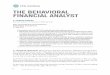 THE BEHAVIORAL FINANCIAL ANALYST - CFA Institutemmd.cfainstitute.org/pdf/transcripts/2017/howard... · 2017-08-15 · THE BEHAVIORAL FINANCIAL ANALYST C. THOMAS HOWARD CEO and director