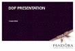 PANDORA Company Presentation - finansanalytiker.dk •PANDORA is a leading brand and significant player in the charms/bracelet category •Charms/bracelet category shows long-term