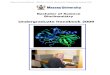 Bachelor of Science Biochemistry of Sciences… · Massey University Manawatu - Bachelor of Science - Biochemistry Undergraduate Handbook 2009 4 WELCOME COLLEGE OF SCIENCES Biochemistry