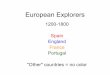 European Explorers Explorers.pptx.pdf · Juan Ponce de Leon Interesting Facts On March 3, 1513 Ponce de Leon left Puerto Rico and went in search of the fountain of youth. After stops
