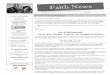 Faith News · Faith News Volume 19, Issue 6 June 2016 Faith Lutheran Church PO Box 175 Wolverton, MN 56594 (218) 995-2556 faith@wtc-mail.net Rev. Clay Ellingson, Pastor 1303 24th