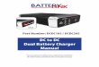 DC to DC Dual Battery Charger Manual - …Operating the Charger Solar Input Once correctly installed the Battery Link DC-DC charger is a simple set and forget dual battery switch