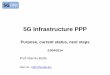 5G Infrastructure PPP...(e.g. 5G Infrastructure PPP) to ensure the optimal user experience and EU Leadership Source: EC NetSoc CSA – FI and 5G PPP – Poster. Signature of 5G PPP