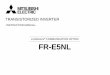 FR-E5NL Instruction Manual - Mitsubishi Electric...This product is an inboard option unit designed for exclusive use in the Mitsubishi FR-E500 series inverter (FR-E540-0.4K to 7.5K)