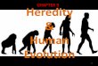 CHAPTER 9 Heredity Human Evolution...2018/11/10  · Heredity 11 The process by which traits and characteristics are passed from the parents to the offsprings is called heredity. Genetics