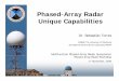 Phased-Array RadarArray Radar Unique Capabilities Phased-Array RadarArray Radar Unique Capabilities