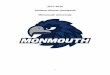 2017-2018 Student-Athlete Handbook Monmouth University · Academic Calendar 12-14 . Study Hall Policy 14-15 . Missed Class Attendance Policy 15 . Class Scheduling Policy 15-16 . Tutoring