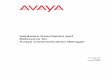 Hardware Description and Reference for Avaya ......Contents 8 Hardware Description and Reference for Avaya Communication Manager J-series Services Router power cord specifications