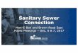 Sanitary Sewer Connection - Franklin County...§You must apply for a sanitary sewer permit with Franklin Co. Sanitary Engineering (FCSE) –Must file in person or contractor may file