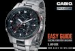 Casio EasyGuide A6 5 CS6 de - CASIO Official Website · 4 5 CASIO Funkuhren empfangen je nach Modell die Funk- signale in Deutschland, England, den USA, Japan und China. Die wichtigste