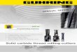 Solid carbide thread milling cutters - Guhring · Enter required milling strategy and parameters 5. Receive CNC programme with code and data sheet Programming data (Sinumerik, Haidenhain,