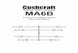Cushcraft MA6B Six-Band MiniBeam · Cushcraft MA6B Six-Band MiniBeam Parts Inventory: As you unpack, identify and check off each item against the Master Parts List on the next page