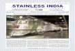 75th Anniversary of the First Stainless Steel Passenger Train08.pdf · steel contemporary sculpture, ‘Sprouts’, a project designed by Jindal Stainless Limited (JSL) as part of