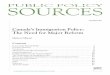 Canada's Immigration Policy: The Need for Major Reform · 2015-01-03 · Public Policy Sources is published periodically throughout the year by The Fraser Institute, Vancouver, B.C.,