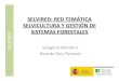 SELVIRED: RED TEMÁTICA SELVICULTURA Y …...OBJETIVOS DE LA RED SELVIRED • Objetivos concretos de SELVIRED (I) • Coordinación de los esfuerzos de investigación y desarrollo