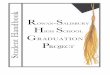 IGH CHOOL GRADUATION PROJECT - North Rowan Senior 411northrowansenior411.weebly.com/.../2014-15_graduation_project_ha… · As a Rowan-Salisbury School System graduation requirement,