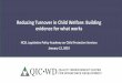 Reducing Turnover in Child Welfare: Building evidence for ... · •Process includes job analysis, identification of key KSAs, examining reconfiguration options, implementation, and