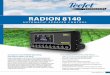 Radion 8140 - TeeJet Technologies · Radion 8140 SpRayeR ContRol radion 8140 System Diagram radion 8140 Kits and options Part Number Description 90-50232 Kit, 801-PP Flow Meter, Hose
