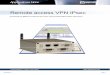 Remote access VPN IPsec - TheGreenBowTM IPsec VPN Client Application Note Remote access VPN IPsec Accessing
