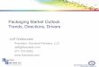 Packaging Market Outlook Trends, Directions, Drivers · 2018-08-29 · Contract Packaging Association . estimates approximately 1,300 to 1,600 firms are involved in contract packaging