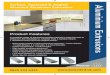 Surface, Recessed & Angled Mounted Aluminium Extrusions · 2014-11-27 · Product Features A versatile range of aluminium profiles packed in easy formats to enhance LED installations