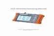 DTA-SDH/155 Operating Manual · 2018-03-19 · DTA-SDH/155 Operating Manual Shineway Technologies, Inc. 4 1. Instrument Profile . 1.1. Physical Characteristics . This chapter introduces