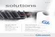 2017-02 solutions - Gleason Corporation · 2018-09-27 · gear metrology. In the world of gear inspection, there are many factors to consider in understanding the needs of our customers