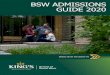 BSW ADMISSIONS GUIDE 2020 - King's School · 2019-12-09 · BSW Admissions Guide 2020 – King’s University College Page 6 Conduct, and may be required to withdraw from the School