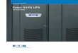 Eaton 9390 UPS...EAT Eaton 9390 Uninterruptible Power System 4Flexible installation options expedite deployment and save valuable space The 9390 offers the smallest footprint of any