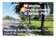 Opening Public Workshop - Huntington, New York...14 Existing Conditions: Community Facilities MEC not in a sewer district; new sewer lines/connections are considered on case-by-case
