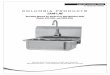 Operating Manual for Hands-Free Wall Mounted Sinks Models ...distribuidoradeoccidente.com.mx/images/columbiaproducts/manual… · 1 Operating Manual for Hands-Free Wall Mounted Sinks