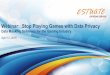 Webinar: Stop Playing Games with Data Privacy · 408-464-3820 Allan@abmar,n.com 3 1 • Data Security Challenges in the Gaming Industry 2 • Securing Structured and Unstructured