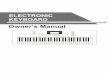 ELECTRONIC KEYBOARD · 2019-11-12 · ELECTRONIC KEYBOARD C M Y CM MY CY CMY K AW_M221L_Manual_G06_190329.pdf 1 2019/3/29 10:09. 02 INFORMATION FOR YOUR SAFETY! THE FCC REGULATION
