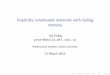 Implicitly constituted materials with fading memoryprusv/ncmm/conference/... · 2012-06-01 · Implicitly constituted materials with fading memory V´ıt Pr˚uˇsa prusv@karlin.mff.cuni.cz