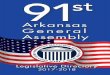 Arkansas General · 2017-01-23 · Reference. Congress. 2. DIGEST. Arkansas . provides a unique array of features that help you monitor and react to legislative issues crucial to
