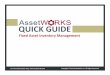 Quick Guide to Inventory€¦ · Establishing an Inventory Plan 15 Fixed Asset Inventory Management In Pre‐Inventory Planning, Communication is the key! Don’t forget to include
