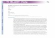 Richa Agarwala BLAST Command Line Applications User Manual ...ecoevo.unit.oist.jp/.../2013/08/BLAST+_Manual.pdf · BLAST® Help second appendix documents exit codes from the BLAST+