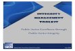 INTEGRITY MANAGEMENT TOOLKIT · 2019-09-25 · Integrity Management Toolkit checklists to assist Integrity Officers to further understand their environment, assess existing and potential