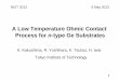 A Low Temperature Ohmic Contact Process for n …...1 A Low Temperature Ohmic Contact Process for n-type Ge SubstratesK. Kakushima, R. Yoshihara, K. Tsutsui, H. Iwai Tokyo Institute