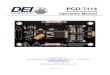 PCO-7114 Operation Manual - Directed Energy...Page 1 of 12 PCO-7114 Laser Diode Driver Module Operation Manual Directed Energy, Inc. 1609 Oakridge Dr., Suite 100, Fort Collins, CO