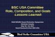BSC USA Committee Role, Composition, and Goals · BSC USA Committee Role, Composition, and Goals -Lessons Learned- ... Doc 9137 - Airport Services Manual Part 3, Wildlife Control