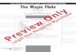 THE HIGHLAND/ETLING FIRST PHILHARMONIC SERIES The Magic Flute The Magic Flute (Overture) W. A. Mozart