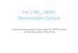 Tier 1 PM2.5 MERPs Demonstration Example€¦ · Tier 1 PM 2.5 MERPs Demonstration Example A step by step demonstration of how to apply Tier 1 MERPs to assess secondary PM 2.5 impacts